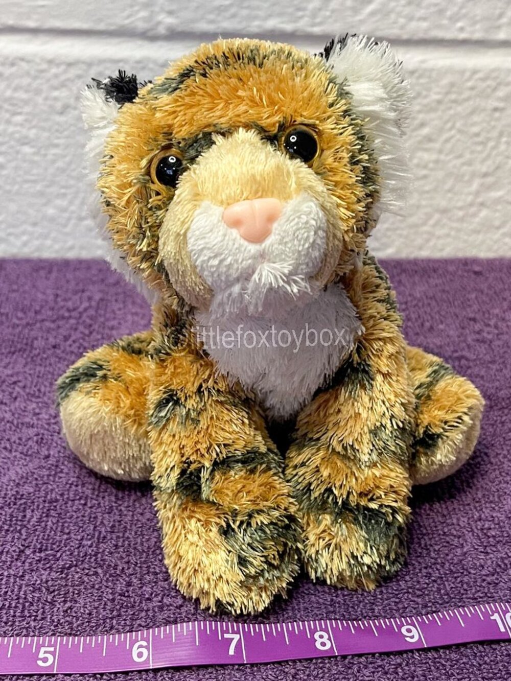 Aurora Mini Flopsie Tiger Plush 2019 Orange Black White Striped Wildlife ESSA